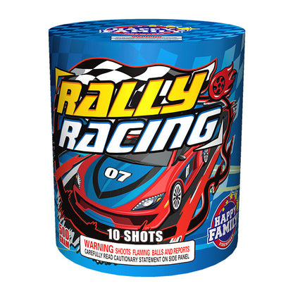 Rally Racing 10-Shot Standard Aerial Cake