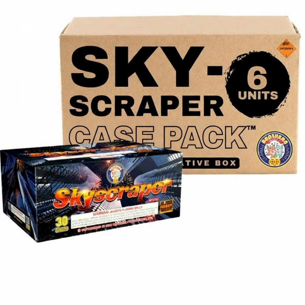 Sky Scrapper 30-Shot XL Aerial Cake | Case Pack™ 6/1