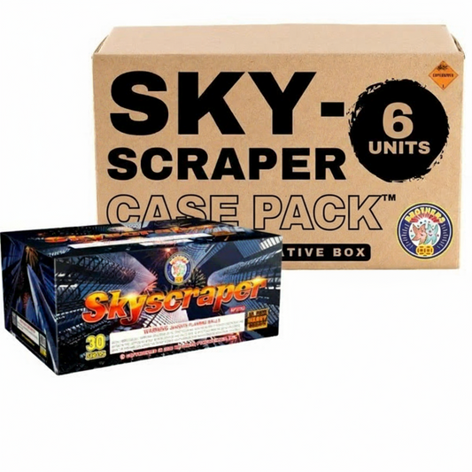 Tarta Aérea Sky Scrapper 30 Disparos XL | Caja de 6/1