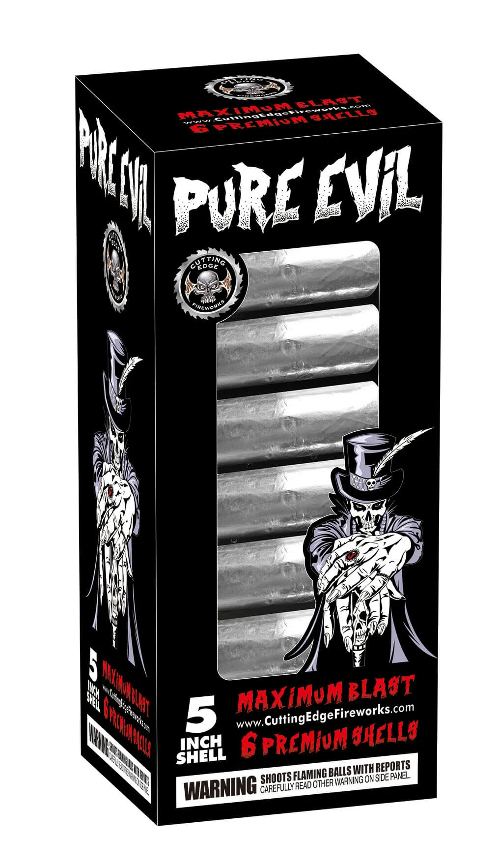 Pure Evil 6-Disparos 5 pulg. Carcasas de Mortero