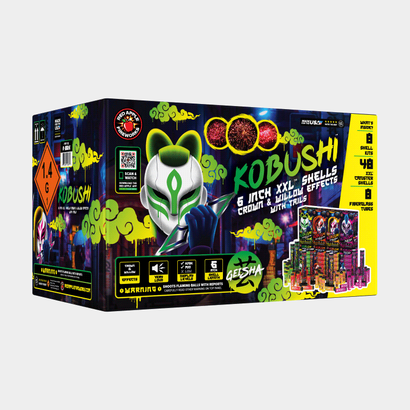 Kobushi 6-Shot 6 in. XXL Canister Shells