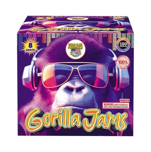 Gorilla Jams 8-Shot Xl Aerial Cake