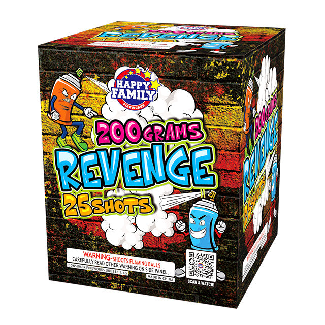 Revenge 25-Shot Standard Aerial Cake