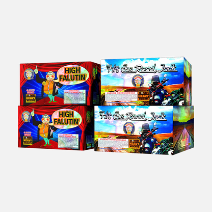 High Falutin X Hit The Road, Jack 49 Disparos XL® Aerials