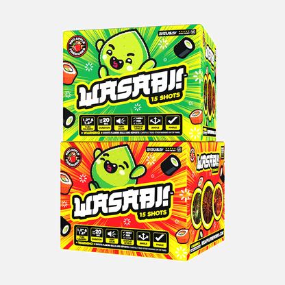 Wasabi 15-Shot XL Aerial Set