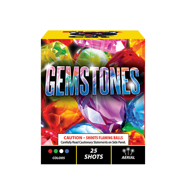 Gemstones 25-Shot Standard Aerial Cake