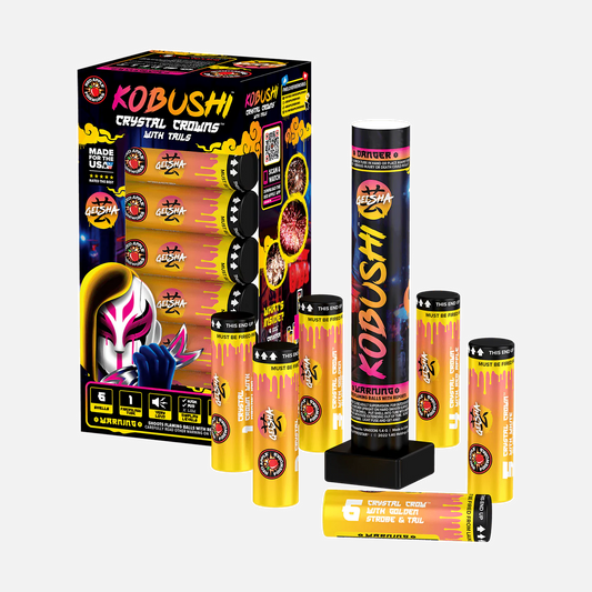 Kobushi™ 6 Shot 6-Inch XXL™ Canister Shells