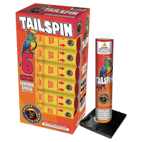 Tail Spin 6-Shot 6 in. Canister Shells