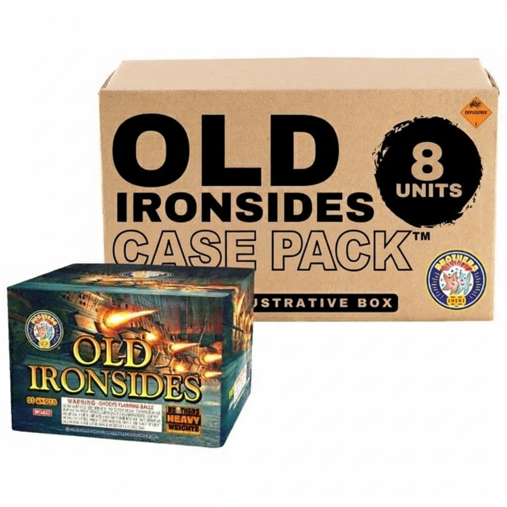 Old Ironsides 30-Shot Large Aerial Cake | Case Pack™ 8/1