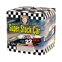 Super Stock Car Tarta Aérea Estándar de 16 Disparos | Paquete de Caja™ 12/1