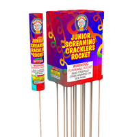 Junior Screaming Cracklers Bottle Rockets (12-Count)
