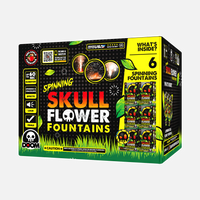 Spinning Skull Flower™ Fountains