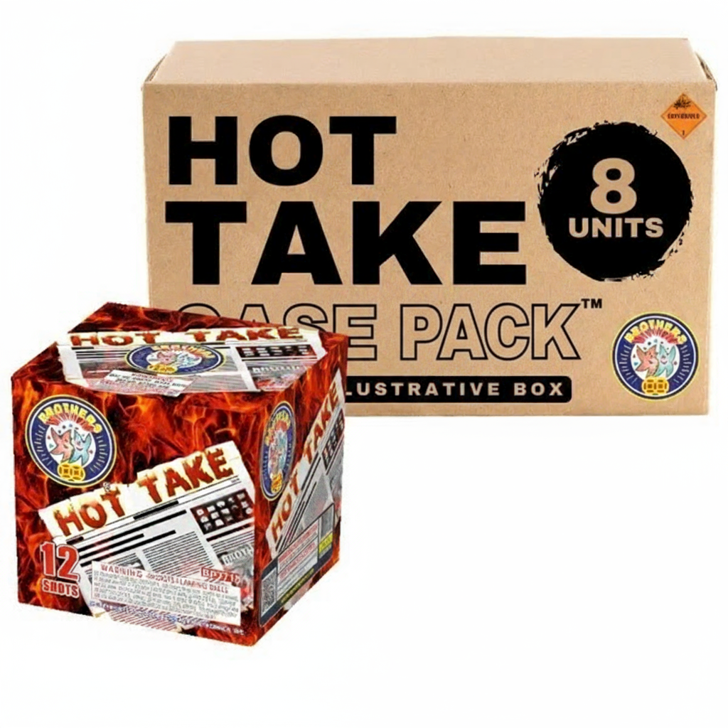 Hot Shot 8-Shot Standard Aerial Cake | Case Pack™ 8/1