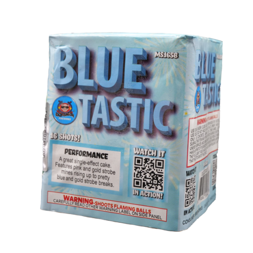 Blue Tastic 16-Shot Standard Aerial Cake