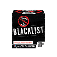 Blacklist 25-Shot Standard Aerial Cake