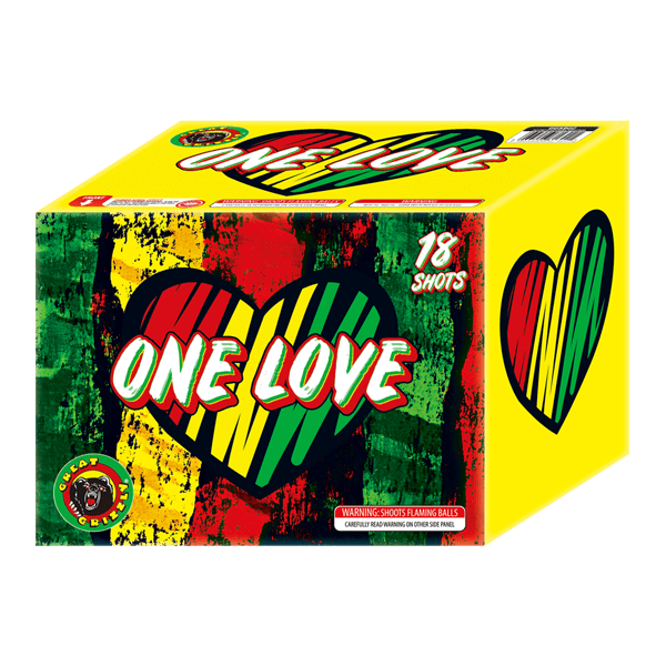 Torta Aérea Grande One Love de 18 Tiros