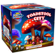 Toadstool City 16-Shot XL Aerial Cake