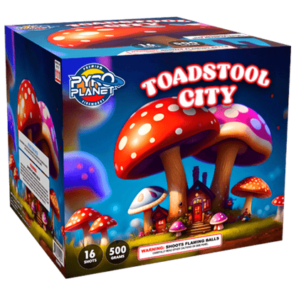 Toadstool City 16-Shot XL Aerial Cake