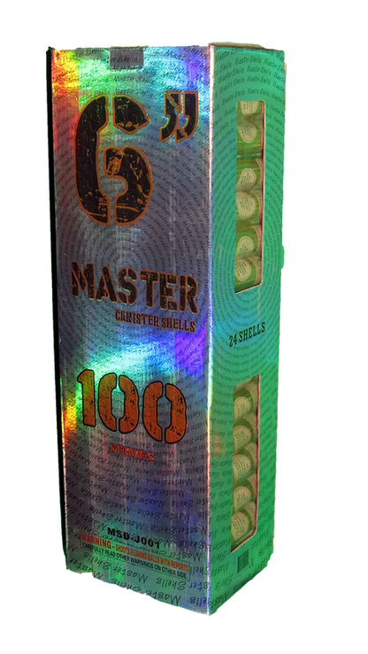 Cohetes Canister Masters 24-Tiros de 6 pulgadas