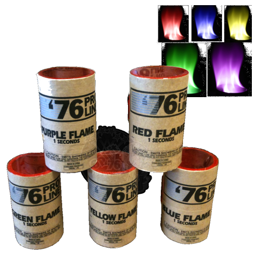 Assorted Flames w/ e-match (5sec) Pro-Line | 5/5 Case