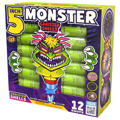 Caracolas de 5 pulgadas Monster de 12 disparos