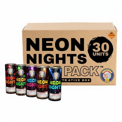 Neon Nights Standard Fountain | Case Pack™ 6/5