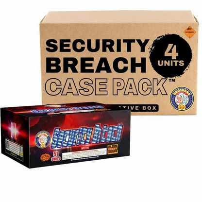 Security Breach 51-Shot XL Aerial Cake | Case Pack™ 4/1