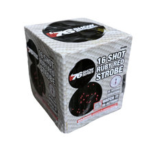 Ruby Red Strobe (30sec) 16-Shot Standard Aerial Cake