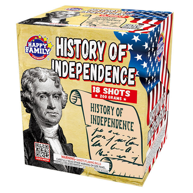 History Of Independence 18-Shot Standard Aerial Cake