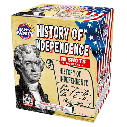 History Of Independence 18-Shot Standard Aerial Cake