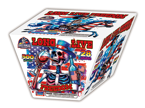 Long Live Freedom 28-Shot XL Aerial Cake