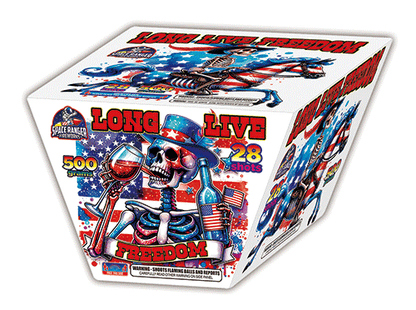 Long Live Freedom 28-Shot XL Aerial Cake