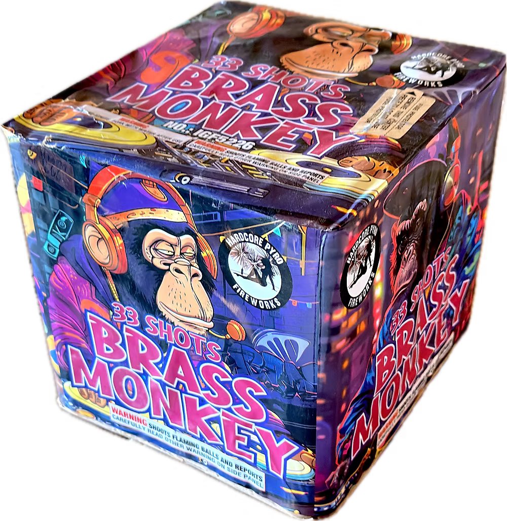 Brass Monkey 33-Shot XL Aerial Cake