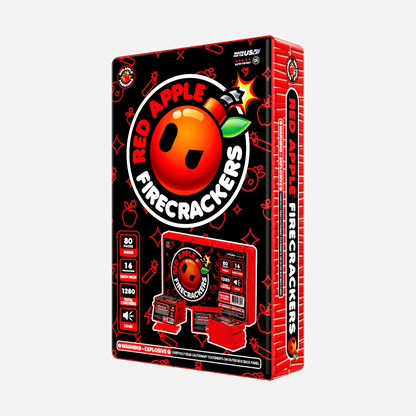 Petardos de bengalas Red Apple® Bombs de 16 disparos "Full Brick"