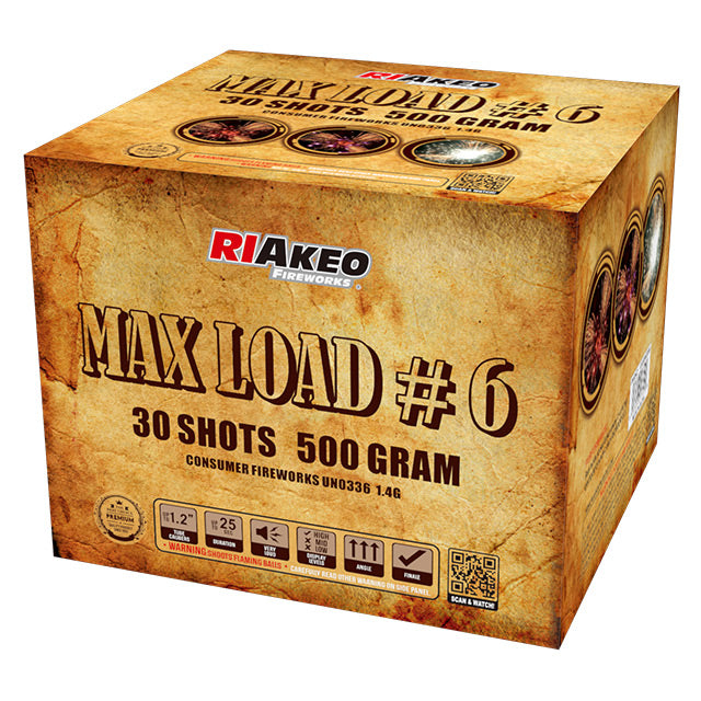 Pastel aéreo XL Max Load #6 de 30 disparos