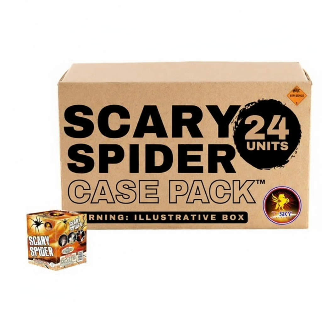 Scary Spider Standard Fountain | Case Pack™ 24/1