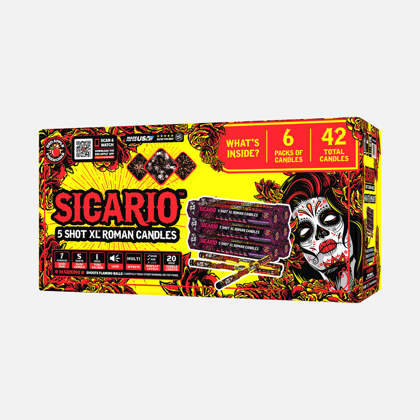 Sicario 5-Shot XL Roman Candle