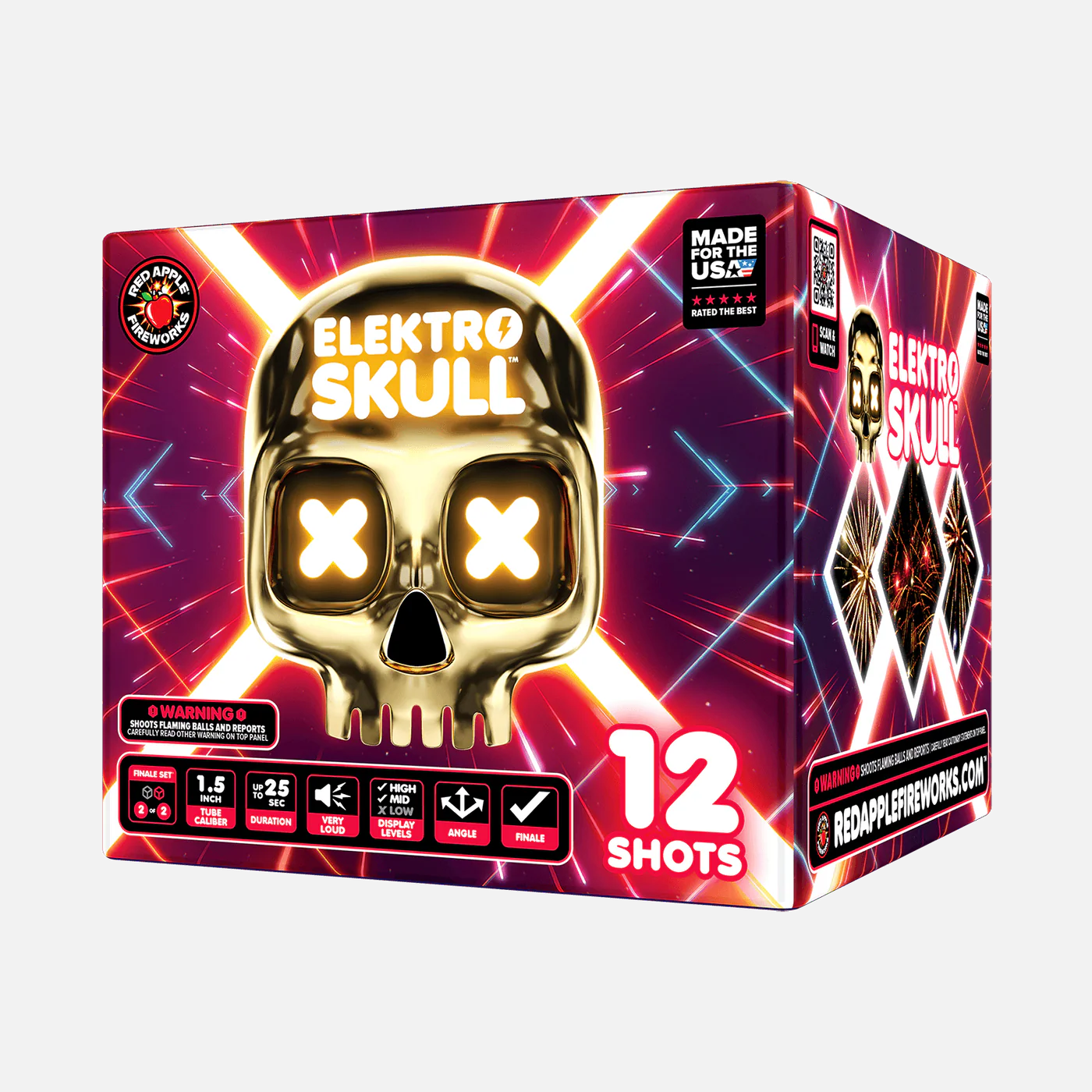 Elektro Skull 24-Shot XL Aerial Finale Set