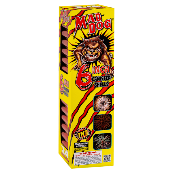 Mad Dog 24-Tiros 6 pulg. Carcasas de Mortero