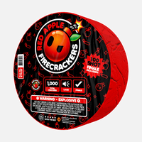 Petardos Red Apple® Bombs de 1,000 tiros con final de 100 disparos