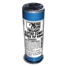 40mm Twilight Glitter Comet w/ Red Tip Single Shot Pro-Line