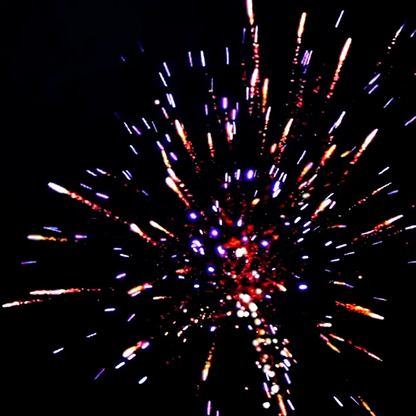 Black Friday Triumph® 25 disparos fuegos artificiales estándar