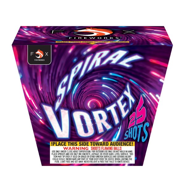 Torta Aérea Estándar Espiral Vórtice de 25 Disparos
