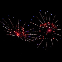 60mm Blue Ring Silver Spoke w/Red Lace Single Shot Pro-Line