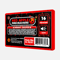 Petardos de bengalas Red Apple® Bombs de 16 disparos "Full Brick"