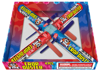Avion fumigador con humo de colores, juguete novedoso (paquete de 4)