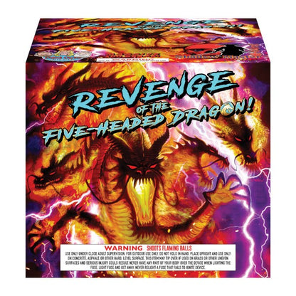 Revenge Of The Five Headed Dragon 19-Shot XL Aerial Cake