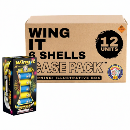 Wing It 6-Shot Canister Shells | Case Pack™ 12/1