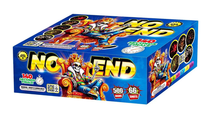 No End 66-Shot XL Aerial Cake