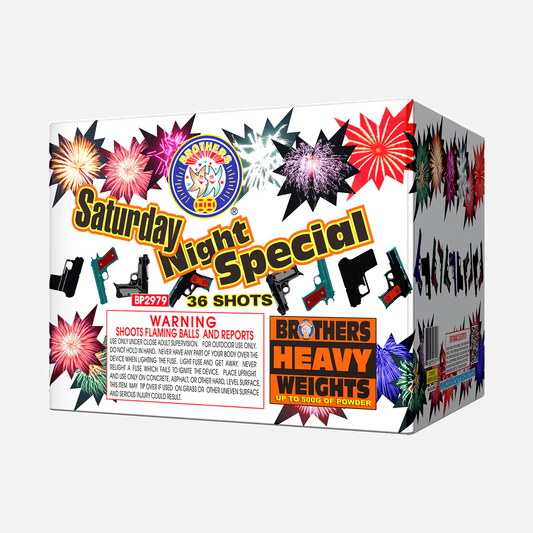 Saturday Night Special 36-Shot XL Aerial Cake